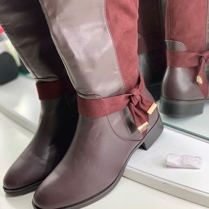 Chocolate & Wine knee High Riding Boots!